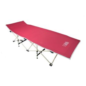 Osage River 300LBS Folding Camp Cot with Carry Bag Red