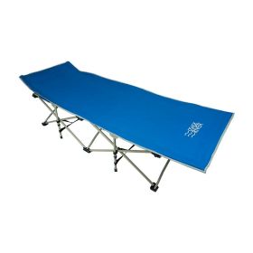 Osage River 300LBS Folding Camp Cot with Carry Bag Blue