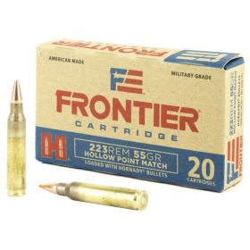 Frontier .223 Remington 55 Grain Hollow Point Ammo-20 Count