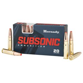 Hornady .300 Blackout 190 Grain SUB-X Ammo-20 Count,                               TEMPORARILY OUT OF STOCK