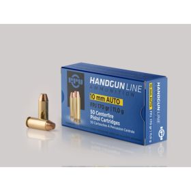 PPU 10mm Auto FPJ 170gr 50 Rounds