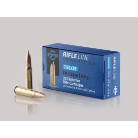 PPU 7.62x39 FMJ 123gr 20 Rounds