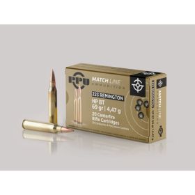 PPU .223 Remington Match HPBT 69gr 20 Rounds