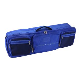 Osage River Fishing Rod Travel Bag with Adjustable Dividers Blue