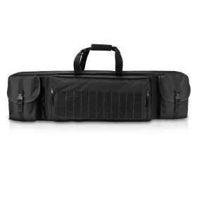 Osage River 42 in Double Rifle Case Black