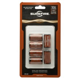 SureFire 6 Sf123A Batteries w Holder Clamshell Package