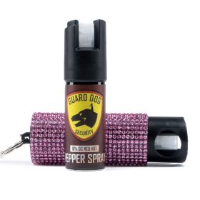 Guard Dog Bling It On Max Strength Keychain PepperSpray Purp