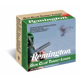Remington Gun Club Size 8 12 Gauge 25 Count Velocity 1145