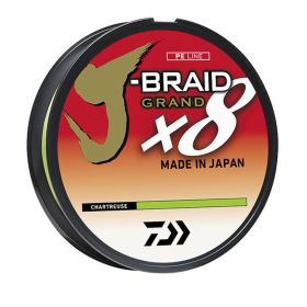 Daiwa J-Braid Grand X8 Filler Spool 8lb Chartreuse 300 Yds