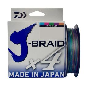 Daiwa J-Braid X4 Filler Spool 30lb Multi-Color 300 Yds