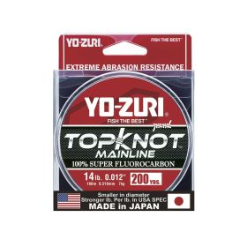 Yo-Zuri TopKnot Fluorocarbon Mainline 200YD spool 14LB
