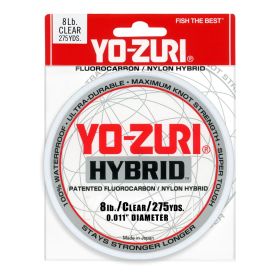 Yo-Zuri Hybrid Clear Line 275YD Spool in 8LB