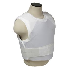 Vism Concealed Carrier Vest w 2 3A Ball Panels-White 3XL-BSI3AVW3XL,             This is a Special Order Item