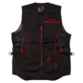 Browning Vest Ace Shooting Black Red Medium
