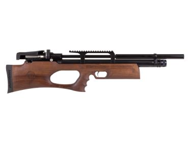 Puncher Breaker Silent Walnut Sidelever PCP Air Rifle - 0.250 Caliber