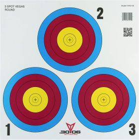.30-06 3 Spot Vegas Paper Target 100 Count TAR3-100      JUST ARRIVED IN STOCK NOW