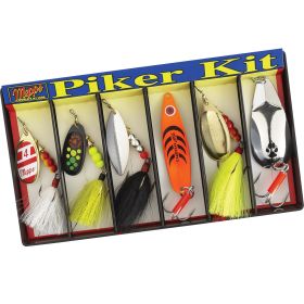 Mepps Piker Kit 6 Lures Dressed K3D, **** IN STOCK NOW ****