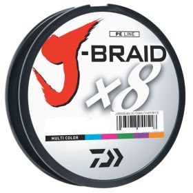Daiwa J-Braid X8 Filler Spool 300M Multi-Color 20 lb. Test