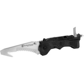 S and W SW911N Assisted 3.75 in Serrated Blade Nylon Handle