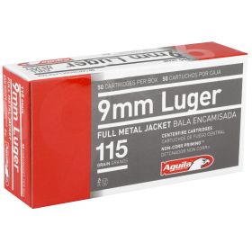 AGUILA 9MM 115GR FMJ 50/1000-1E097704,                                            JUST ARRIVED IN STOCK NOW