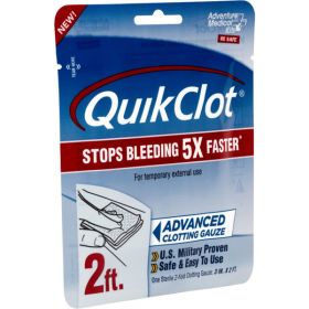 AMK QuikClot Gauze 3 inch x 2 foot-AMK-5020-0025,                           JUST ARRIVED IN STOCK NOW