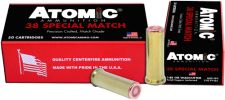 ATOMIC 38 SPECIAL MATCH 148GR HBCW COPPER PLATE 50RD 10BX/CS-00449,             JUST ARRIVED IN STOCK NOW