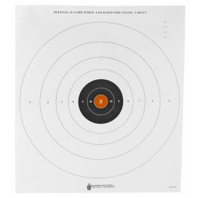 Action Target, B-8, 25-Yard Timed And Rapid Fire Target- B-8(P)OC-100,                                 JUST ARRIVED IN STOCK NOW READY TO SHIP