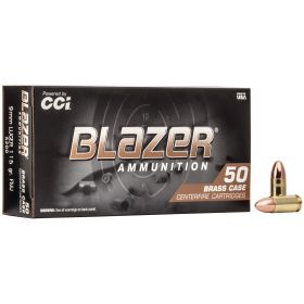 BLAZER BRASS 9MM 115 FMJ 50/1000-5200,                                             JUST ARRIVED IN STOCK NOW