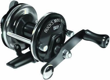 BnM Bucks Mini Reel Righthand/ Lefthand Holds 50 yards BMR1,    **** IN STOCK NOW ****