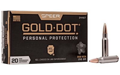 SPR GOLD DOT 308WIN 150GR HP 20/200-24467,                        JUST ARRIVED IN STOCK NOW