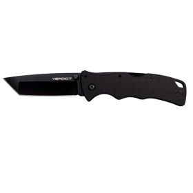 Cold Steel Verdict AUS10A 3in Tanto Point Blade Black G-10-CS-FL-C3T10A,            TEMPORARILY OUT OF STOCK