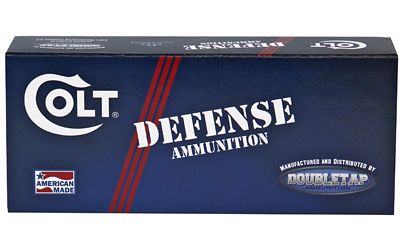 DoubleTap Ammunition Colt Defense, 38 Special, 110Gr, Jacketed Hollow Point, 20 Round Box 38SP110CT