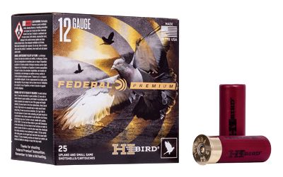 Federal Hi-Bird, 12 Gauge, 2.75", #7.5, 3 1/4 Dram, 1 1/8 oz, Shot, 25 Round Box HVF1275