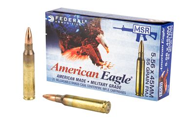 Federal American Eagle, 556NATO, 55 Grain, Full Metal Jacket, 20 Round Box XM193X    TEMPORARILY OUT OF STOCK