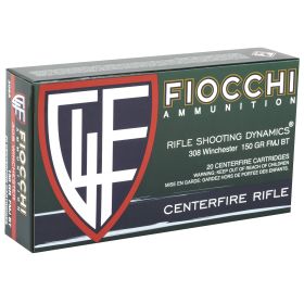 FIOCCHI 308WIN 150GR FMJBT 20/200-308A,                        JUST ARRIVED IN STOCK NOW