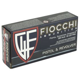 FIOCCHI 380ACP 95GRN FMJ 50/1000-F380AP,                                          JUST ARRIVED IN STOCK NOW