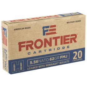 FRONTIER 556NATO 62GR FMJ 20/500-FR260,                                                   JUST ARRIVED IN STOCK NOW