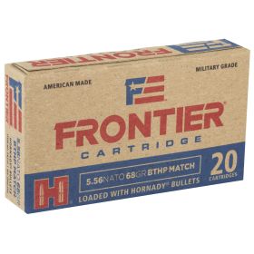 FRONTIER 556NATO 68GR BTHP MTCH 20-500 FR310,                                JUST ARRIVED IN STOCK NOW