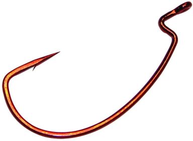 Gamakatsu Offset Shank Worm Ewg Red Hook Size 3/0 25 Pack 58313-25, **** IN STOCK NOW ****