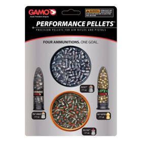 Gamo Combo Pack Performance .177 Cal Hunting Pellets 632092854,      IN STOCK NOW