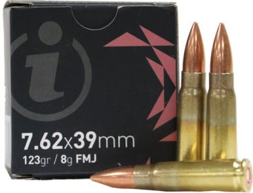 IGMAN 7.62X39 123GR FMJ 15RD 48BX/CS-IG76239,                                            JUST ARRIVED IN STOCK NOW