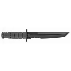 KA-BAR Tanto Fixed 8.0 in Black Blade Kraton Handle-1245,                           JUST ARRIVED IN STOCK NOW