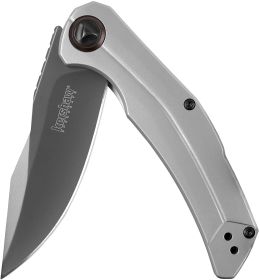 Kershaw Believer Assisted 3.25 in Blade Stainless Handle 2070, **** IN STOCK NOW ****