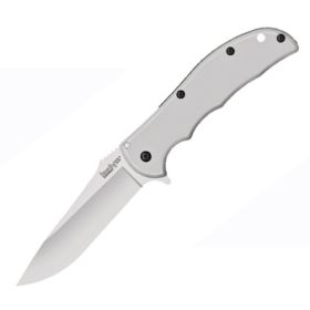 Kershaw Volt Assisted 3.44 in Bead Blast Plain SS Handle- 3655,        JUST ARRIVED IN STOCK NOW