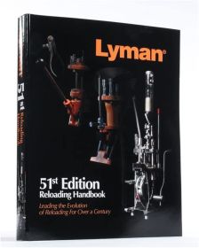 Lyman 51st Ed. Reloading Handbook Hardcover-9816053,                          TEMPORARILY OUT OF STOCK
