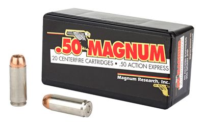 Magnum Research Blount, 50 Action Express, 300 Grain, Jacketed Hollow Point, 20 Round Box DEP50JHP300B