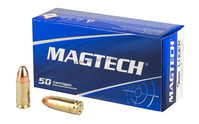 Magtech Sport Shooting, 9MM, 115Gr, Full Metal Jacket, 50 Round Box 9A