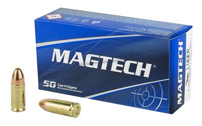 Magtech Sport Shooting, 9MM, 124 Grain, Full Metal Case, 50 Round Box 9B