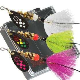 Mepps Trout Pocket Pac - #1 Black Fury Dressed KBF-T-D, **** IN STOCK NOW ****