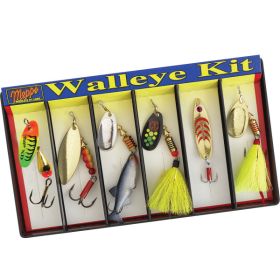 Mepps Walleye Kit - Plain and Dressed Lure Assortment K6A, **** IN STOCK NOW ****